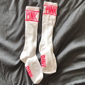 NWOT Victoria’s Secret PINK HOT PINK SOCKS 🧦